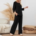 thumbnail image 5 of Leey-World Petite Lounge Sets for Women Ladies' Outfit Women 2 Piece Outfits Sweatsuit Sweatshirt Jogger Sweatpants Tracksuit Lounge Set Clothes, 5 of 9