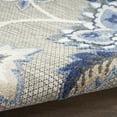 thumbnail image 2 of Nourison Aloha Indoor/Outdoor Blue/Grey 3'6" x 5'6" Area Rug, (4x6), 2 of 10
