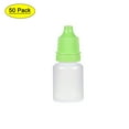 thumbnail image 1 of Uxcell Botellas de Goteo Vacías de Plástico de Boca Pequeña de 5ml/0.17oz Verde 50 Contenido, 1 of 6