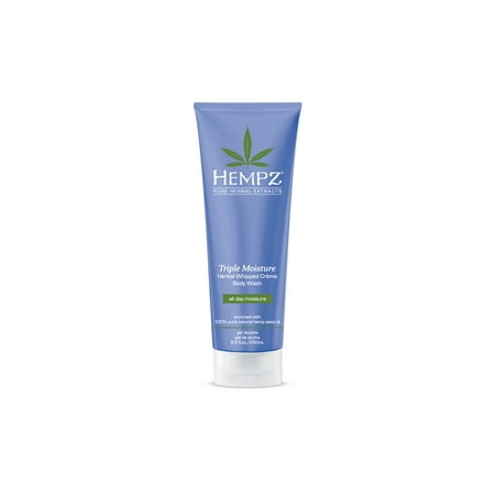 Hempz Triple Moisture Herbal Whipped Crème Body Wash- 8.5 oz.