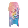 thumbnail image 2 of HELLHERO Colorful Butterfly Pattern Design Bathing Suit Cover Up High Quality Fabrics Lightweight Free Size Long Kimono Swimsuit Cover Up for Women, 2 of 4