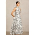 thumbnail image 3 of Vestido largo Bellabarnetten Sliya Bowknot con estampado de puntos para mujer, 3 of 6