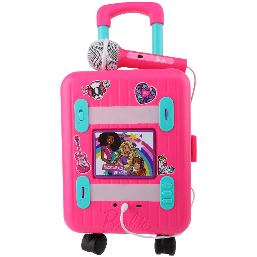 Barbie Molded Karaoke Machine Suitcase and Doll Carrier