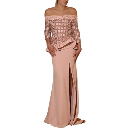 Terani Couture womens Embellished Maxi Dress, 4