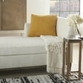 thumbnail image 3 of Nourison Life Styles Yellow Decorative Throw Pillow , 22" x 22", 3 of 5