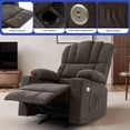 thumbnail image 5 of ModFusion Recliner, Brown Fabric, Indoor and Living Room Use, Massage and USB Port Features, 5 of 7