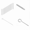 thumbnail image 4 of 12 Pcs 12-Inch Stainless Steel Round Shish Kebab Bbq Skewers, 4 of 4