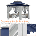 thumbnail image 3 of Abri de Tente Instantané Commercial Robuste de 6 Pieds pour l'Extérieur, 3 of 37