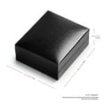 thumbnail image 3 of Oirlv Necklace Pandent Box for Proposal Engagement Necklace Pendant Box for Men Women, Leather, Black, 3 of 10