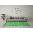 thumbnail image 3 of Ahgly Company Indoor Rectangle Abstract Emerald Green Contemporary Area Rugs, 2' x 3', 3 of 4