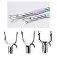 thumbnail image 2 of CIYISON Clothes Hook Poles End Replacement Aluminum Alloy Utility Hook for Clothes Hanger Reaching Hook Closet Poles Hook, 2 of 12