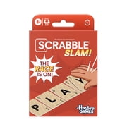 Scrabble Slam! Card Game, Fast and Fun Family Games for Kids, Teens, and Adults, Ages 9+
