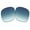 Blue Gradient Polarized, variant on Vonxyz Stealth Black Polarized Lenses Replacement for Spy Optic Discord Sunglass