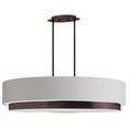 thumbnail image 2 of Dainolite 4 Light Oval Pendant - Satin Chrome, 2 of 2
