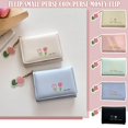 thumbnail image 2 of 2023 Simple Cute Cartoon Folding Pu Wallet Korean Version Ladies Short, 2 of 8