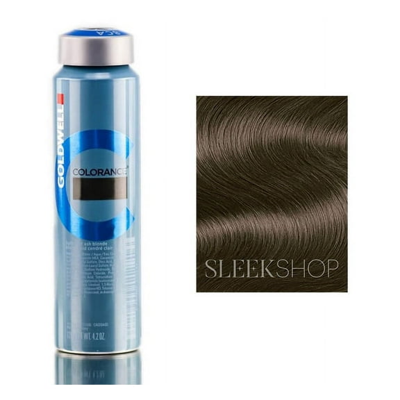 Goldwell Colorance Demi-Permanent Dye Hair Color (4.2 oz. canister), 4N, Mid Brown, Pack of 1 w/ Sleek Teasing Comb