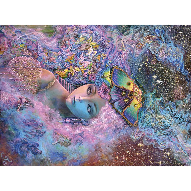 Buffalo Games - JoWall - Un Bevy of Butterflies - Puzzle da 1000 pezzi per adulti - Puzzle impegnativo perfetto per serate di gioco - Dimensioni finite 26,75 x 19,75