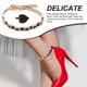 thumbnail image 4 of 1 par de correas ajustables para el talón, repuesto de tacones altos, correas para el tobillo, correas de tacón de PU para sujetar tacones sueltos, 4 of 7