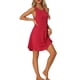thumbnail image 4 of Camisón sin mangas para mujer Inspire Chic, vestido casual de noche con bolsillos, S, rojo, 4 of 6