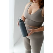 ZULU 40oz Swift Stainless Steel Water Bottle, Gray