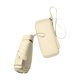 thumbnail image 2 of plegable compacto, resistente y moderno con correa para el hombro, ideal para viajes, senderismo, camping, playa y otras actividades al aire amarillo, 2 of 10