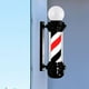 thumbnail image 1 of Luz de poste de peluquero de 23,6 pulgadas,Señal abierta de peluquería,Señales clásicas,Luz de señal abierta de salón impermeable para salón al aire l rojo negro, 1 of 8