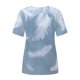 thumbnail image 5 of Moda mujer camiseta casual pluma impresa cuello redondo manga corta pulóver tops blusa Fridja  hjk3621, 5 of 5