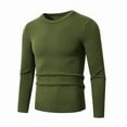 thumbnail image 1 of Ceisia Men's Slim Fit Crew Neck Sweater, Solid Color Knitted Pullover for Casual & Business Wear Gifts, 1 of 4
