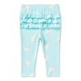 thumbnail image 2 of Garanimals Baby Girls' Unicorn Ruffle Leggings, 2 of 3