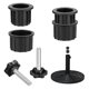 thumbnail image 1 of 2 Sets Outdoor Patio Umbrella Base Stand Umbrella Base Bracket Hole Ring Plug Cover And Cap, 1 of 5