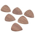 thumbnail image 1 of Wood Color Guitar Picks, Classical Ukulele Wooden Pick Comfortable Grip Durable  For Gift For Music Instrument Learning, 1 of 8
