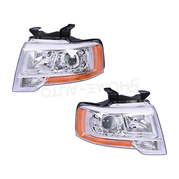 Driver Passenger Side Halogen Headlight For Ford Expedition 2015-2017