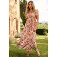 thumbnail image 4 of Roaman's Women's Plus Size Chiffon Wrap Maxi Dress, 4 of 4