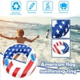 thumbnail image 1 of Inflatable Swimming Pool Ring Toy Set for Water and Beach Games with Durable Flag Design, 1 of 6