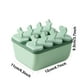 thumbnail image 5 of Advancent Molde de helado de forma cuadrada de 6/8 celdas, máquina para hacer postres y frutas hecha a mano, bandeja reutilizable para cubitos de hielo, Cocina y Comedor verde Advancent HA006688-02, 5 of 6