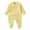 Yellow, variant on Krdevn Soft Bodysuit Front Snap Closure Pajama for Baby Boys Full Outfit with Built In Mittens and Non Socks for Comfort and Warmth,Kids Clothing,3-6 Months