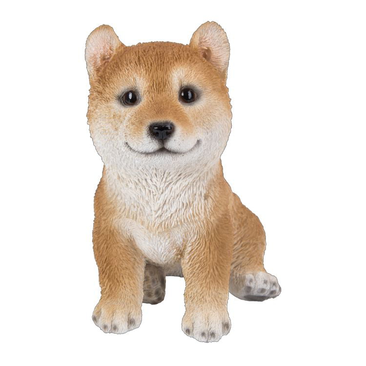 Puppy Shiba inu Akita Inu Dog Polyresin Bobblehead Doll Figurine Figure Model A 