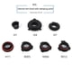 thumbnail image 2 of Car LED Headlight Bulb Base Adapter Socket Holder H1 H4 H7 H11 9005 9006 9012 High Temperature Automobile LED Lamp Chuck, 2 of 5