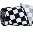 thumbnail image 1 of Cinta Decorativa TONIFUL 2.5" Cuadros en Blanco y Negro 5.5 m, 1 of 7