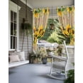 thumbnail image 4 of nqOlkjepod Outdoor Curtains for Patio Waterproof, Brown Sunflower Outdoor Privacy Panels Grommet, Rustic Country Star Spring Summer Wooden Blackout Outside Curtains for Porch/Cabana 54"x95", 1 Panel, 4 of 8