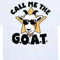 thumbnail image 3 of Instant Message - Call Me The Goat - Toddler And Youth Short Sleeve Graphic T-Shirt, 3 of 6