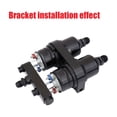 thumbnail image 3 of Billet Aluminum Dual Fuel Pump Clamp,Mounting Bracket Outlet Manifold For 044, 3 of 6