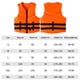 thumbnail image 3 of Chalecos Salvavidas Chaleco salvavidas para adultos, chaleco de flotabilidad de neopreno cálido, accesorios para exteriores (XL naranja) Sywqhk Para Estrenar, 3 of 8