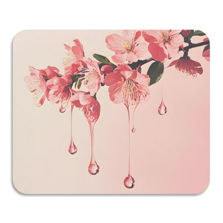 

ALAZA Dish Drying Mat for Kitchen Blossom Flower with Water Drop Counter Absorbent Draining Pad 23.6 x19.7