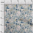 thumbnail image 2 of oneOone Cotton Poplin Dusty Blue Fabric Abstracts Diy Clothing Quilting Fabric Print Fabric By Yard 56 Inch Wide, 2 of 6