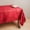 Red, variant on Fennco Styles Royal De Noel Holiday Design Jacquard Rectangular Tablecloth (65"x120", Ivory)