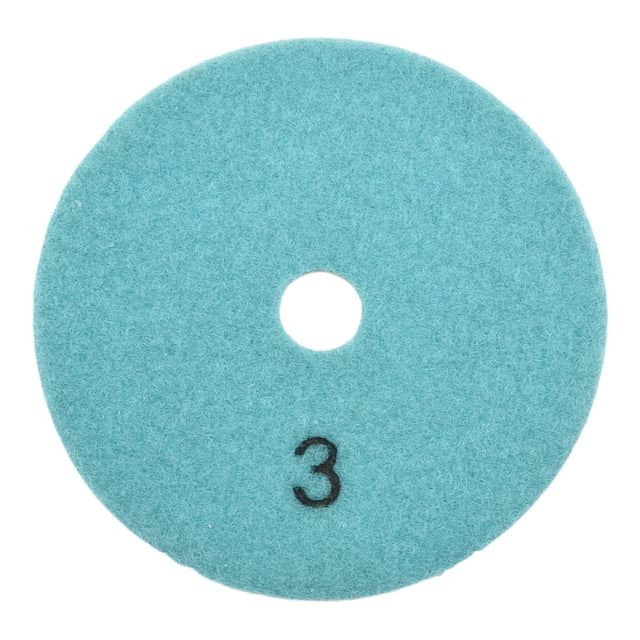 Lefu 1PC 4 Inch 100mm Dry/wet Diamond 3 Step Polishing Pads Granite Polishing Tool