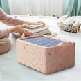 thumbnail image 2 of Caja de almacenamiento de ropa, armario bronceador, tela y lino, asa para cinturón, pantalones, edredones, caja de almacenamiento para ordenar, 2 of 5