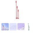 thumbnail image 1 of 3Pcs/Set Cream Scraper Unbreakable 3 Shapes Long Handle Double Head Design Anti-slip Non-deformation Cosmetic Scraper for Beauty Shop, 1 of 8