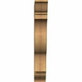 thumbnail image 2 of Ekena Millwork 6"W x 28"D x 40"H Funston Traditional Rough Sawn Bracket, Western Red Cedar, 2 of 13
